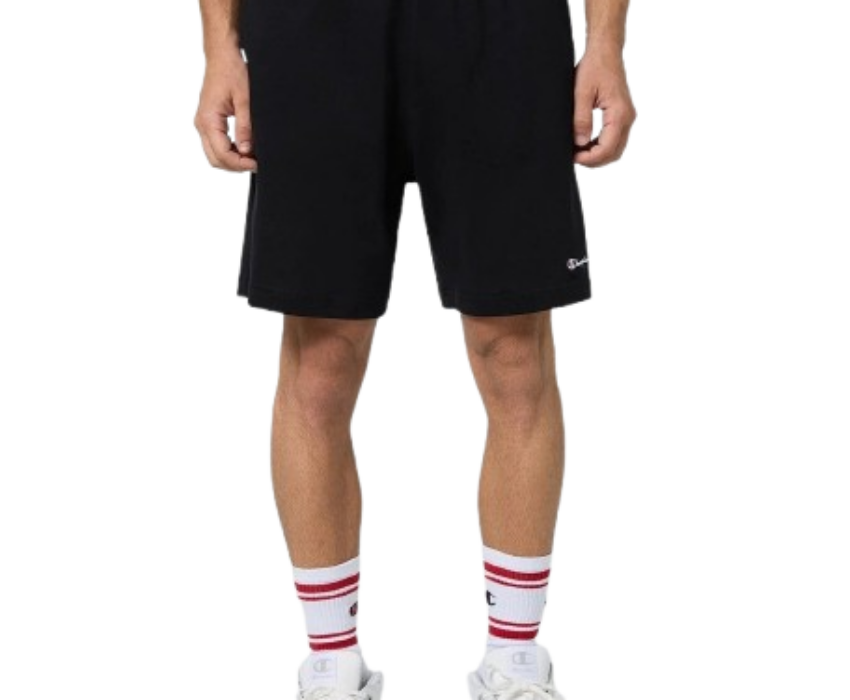 Champion Ανδρική Jersey Βερμούδα 220306-KK001 Μαύρη