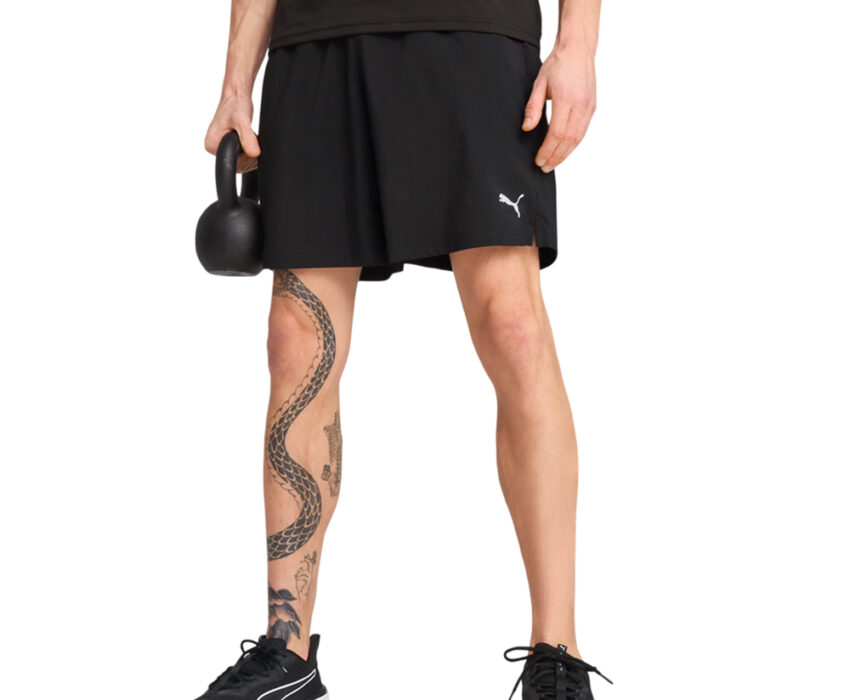 Puma Ανδρικό Woven Σόρτς Προπόνησης Tad 7inch 525910-01 Μαύρο