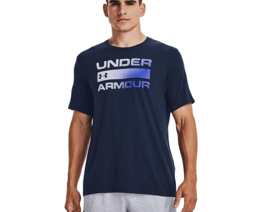 Under Armour Ανδρικό T-Shirt Team Issue Wordmark 1329582-408 Μπλε