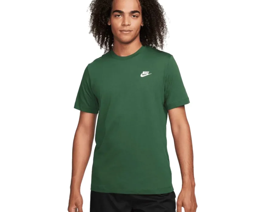 Nike Ανδρικό T-shirt Sportswear Club AR4997-323 Πράσινο