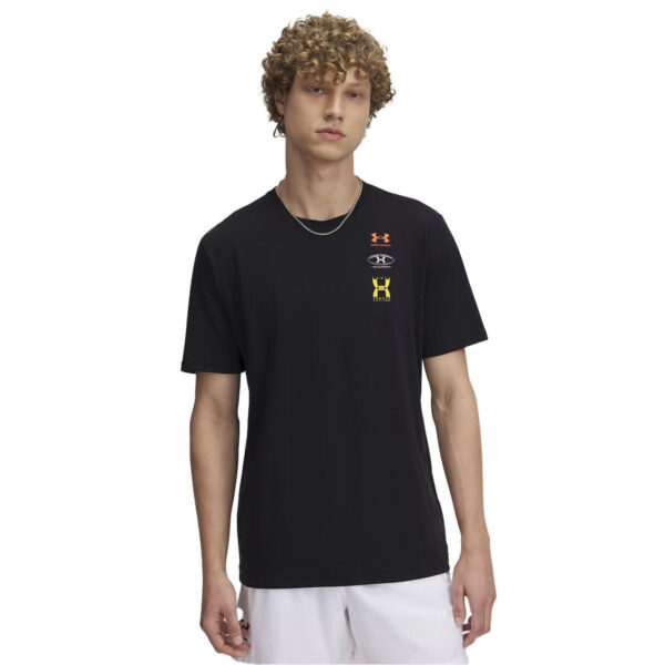 Under Armour Ανδρικό Evol Logo T-shirt 1390165-001 Μαύρο