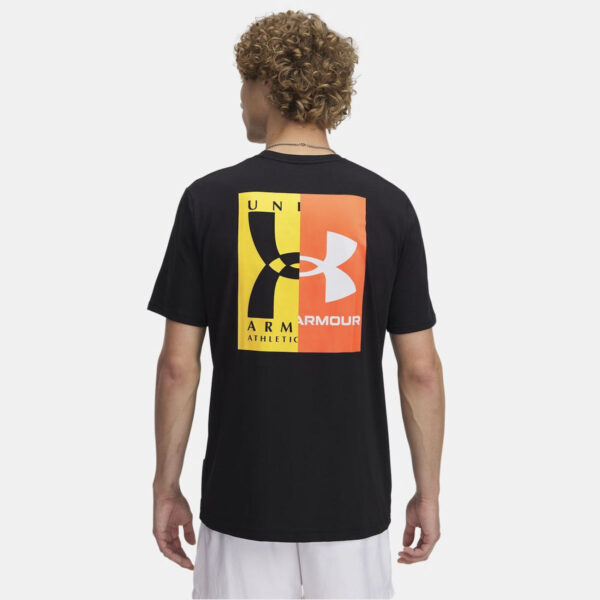 Under Armour Ανδρικό Evol Logo T-shirt 1390165-001 Μαύρο - Image 3