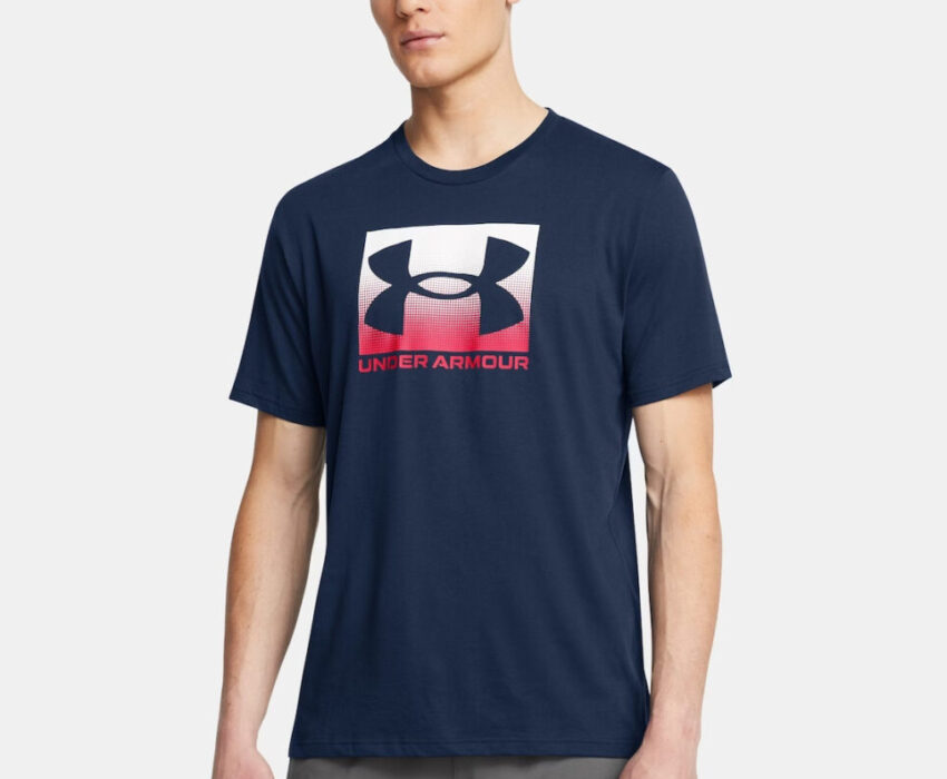 Under Armour Ανδρικό M Boxed T-shirt 1386793-408 Μπλε