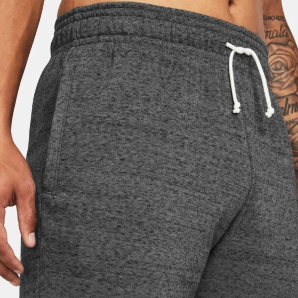 Under Armour Ανδρική Βερμούδα Rival Terry 1361631-025 Γκρι - Image 3