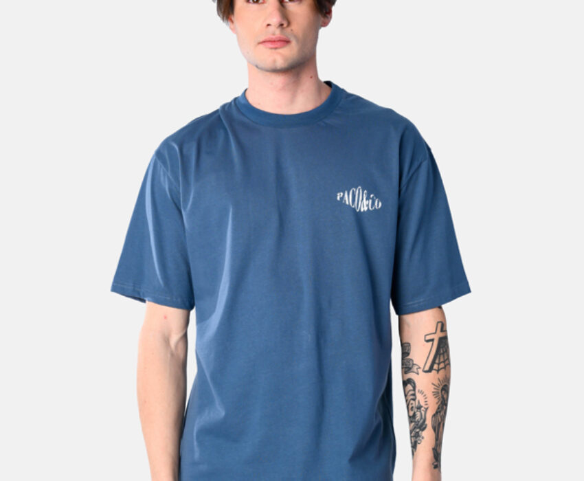 Paco & Co Ανδρικό Oversized με τύπωμα πλάτη T-shirt 2531074-01 Ραφ