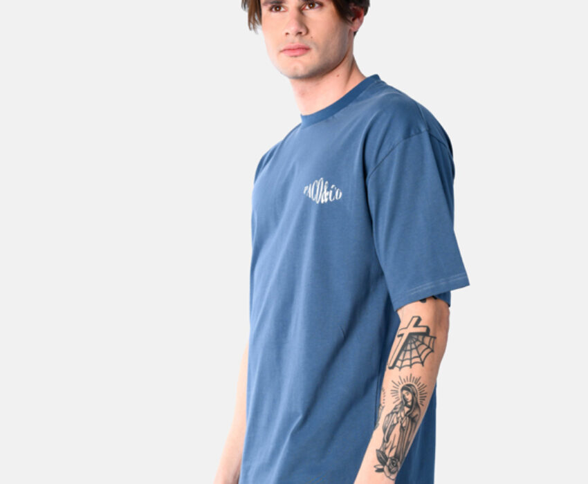 Paco & Co Ανδρικό Oversized με τύπωμα πλάτη T-shirt 2531074-01 Ραφ