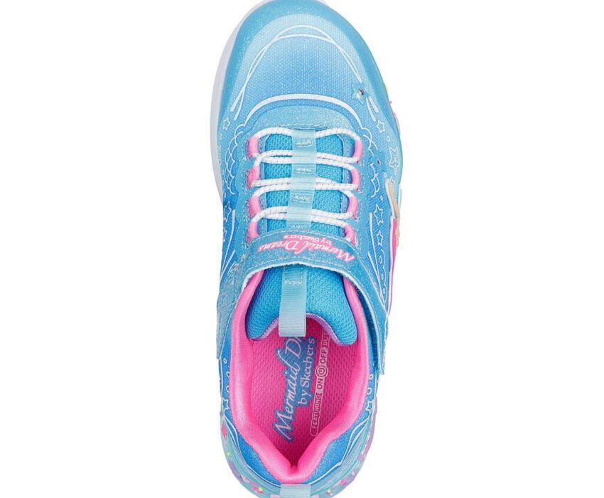 Skechers Παιδικά Sneakers Lighted Mermaid Dreams 303060L/BLMT Γαλάζια
