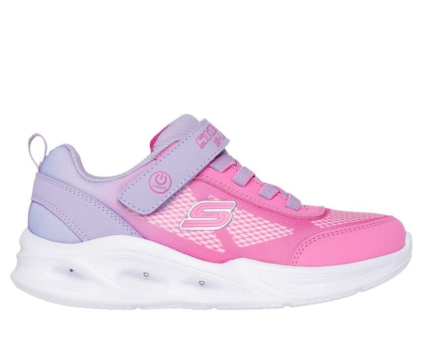 Skechers Παιδικά PS Lighted Gore & Strap Ombre 303714L/LVPK Ροζ