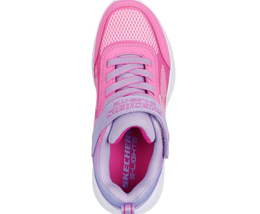 Skechers Παιδικά PS Lighted Gore & Strap Ombre 303714L/LVPK Ροζ
