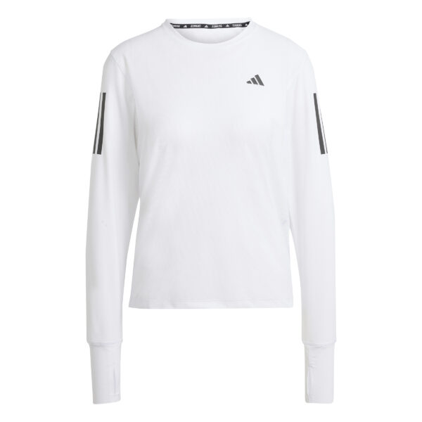 Adidas Γυναικείο Own The Run Long Sleeve Tee IK7437 Λευκό - Image 2