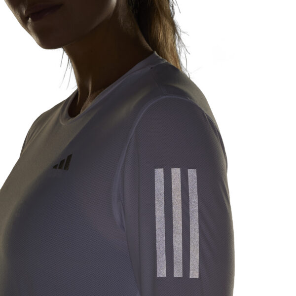 Adidas Γυναικείο Own The Run Long Sleeve Tee IK7437 Λευκό - Image 7