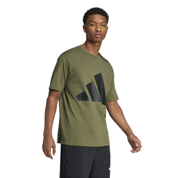 Adidas Ανδρικό Big Logo T-shirt JE8931 Χακί - Image 4