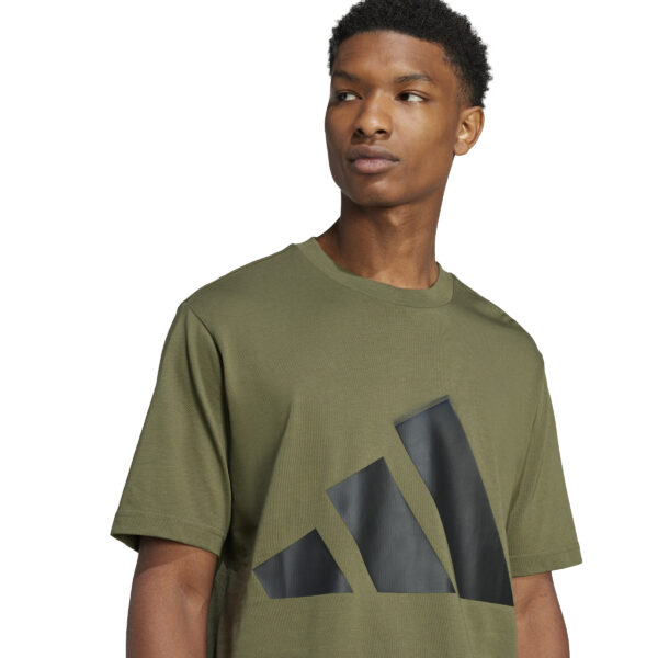 Adidas Ανδρικό Big Logo T-shirt JE8931 Χακί - Image 5