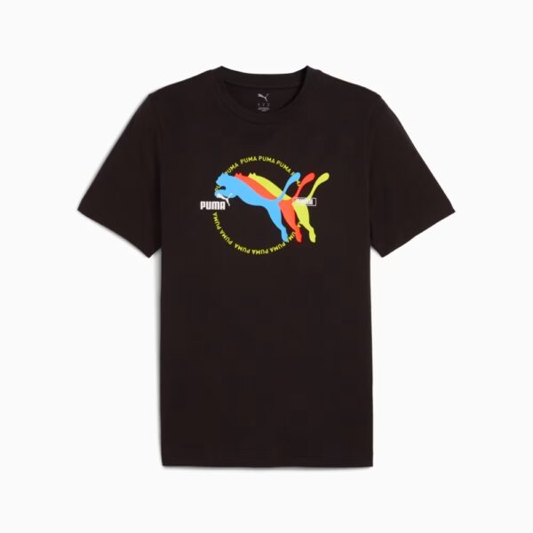 Puma Ανδρικό T-shirt 684826-01 Μαύρο - Image 2