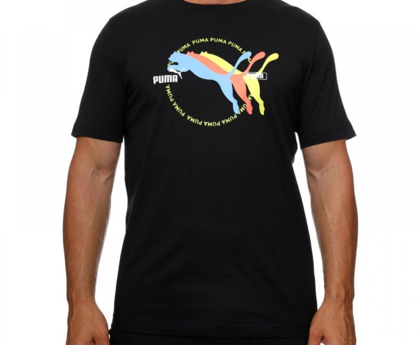 Puma Ανδρικό T-shirt 684826-01 Μαύρο