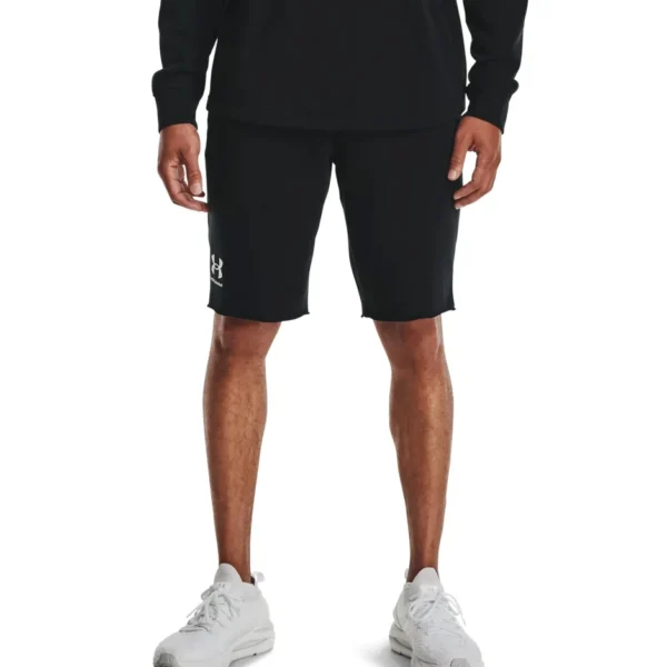 Under Armour Ανδρική Βερμούδα Rival Terry 1361631-001 Μαύρη