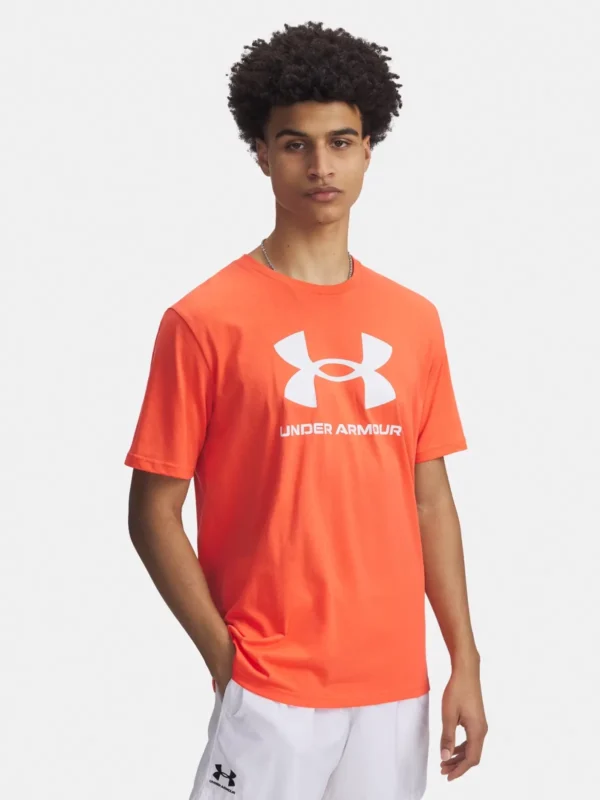 Under Armour Ανδρικό Logo Update T-shirt 1382911-847 Πορτοκαλί