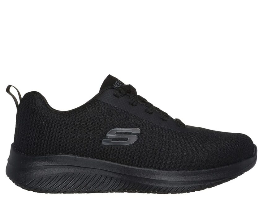 Skechers Γυναικεία Αντιολισθητικά Lace Up Mesh 108176/BLK Μαύρα