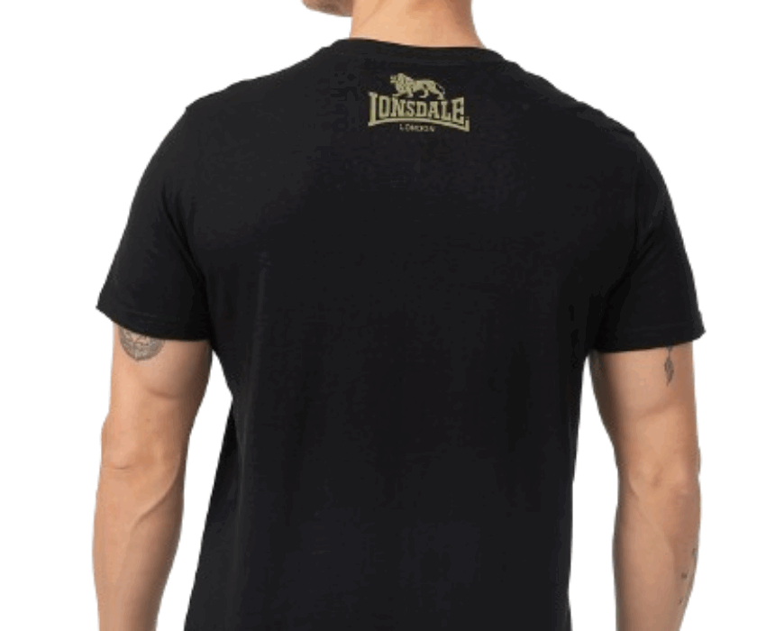 Lonsdale Logo Ανδρικό T-shirt 114064-8364 Μαύρο
