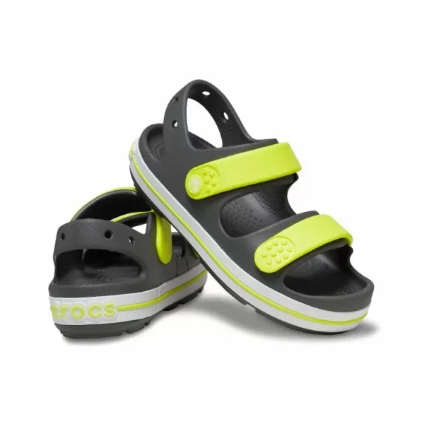 Crocs Crocband Cruiser TD Παιδικά Σανδάλια 209424-1NJ Γκρι - Image 2