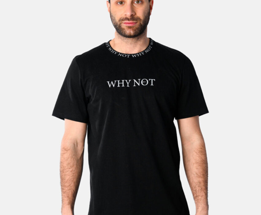 Paco&Co Ανδρικό T-shirt Why Not 2531049-05 Μαύρο