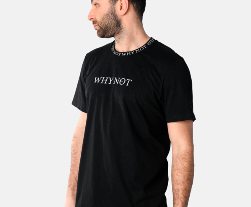 Paco&Co Ανδρικό T-shirt Why Not 2531049-05 Μαύρο