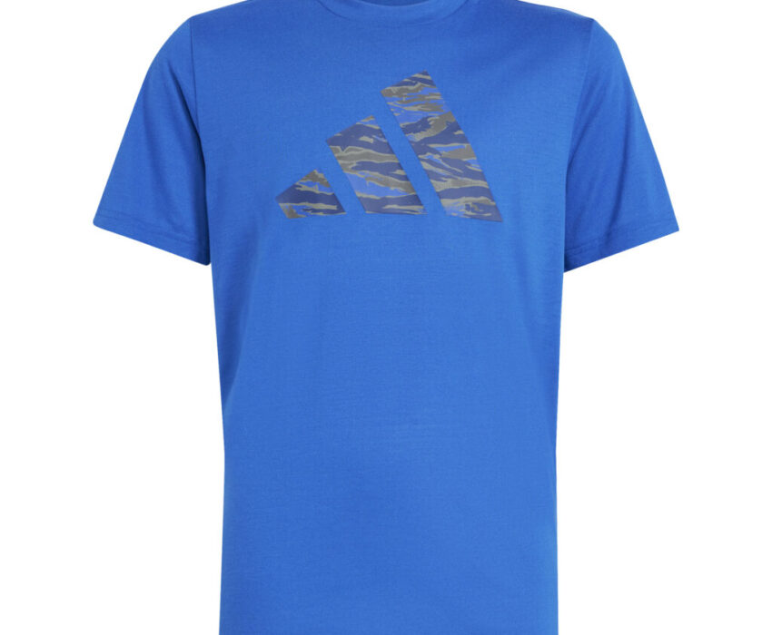 Adidas Παιδικό T-shirt Camo Print JI6109 Μπλε