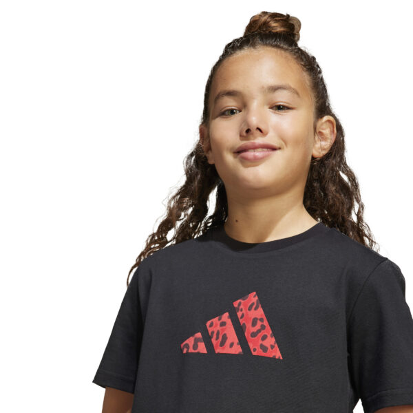 Adidas Παιδικό T-shirt J FI TEE JI6734 Μαύρο - Image 6