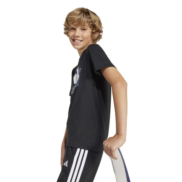 Adidas Παιδικό T-shirt Train Tee JI9093 Μαύρο - Image 6