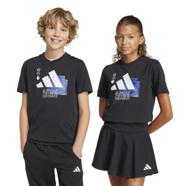 Adidas Παιδικό T-shirt Train Tee JI9093 Μαύρο - Image 8