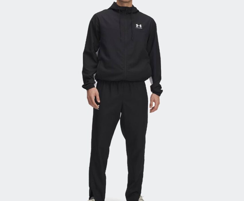 Under Armour Ανδρικό Παντελόνι Rival Woven 1390150-001 Μαύρο
