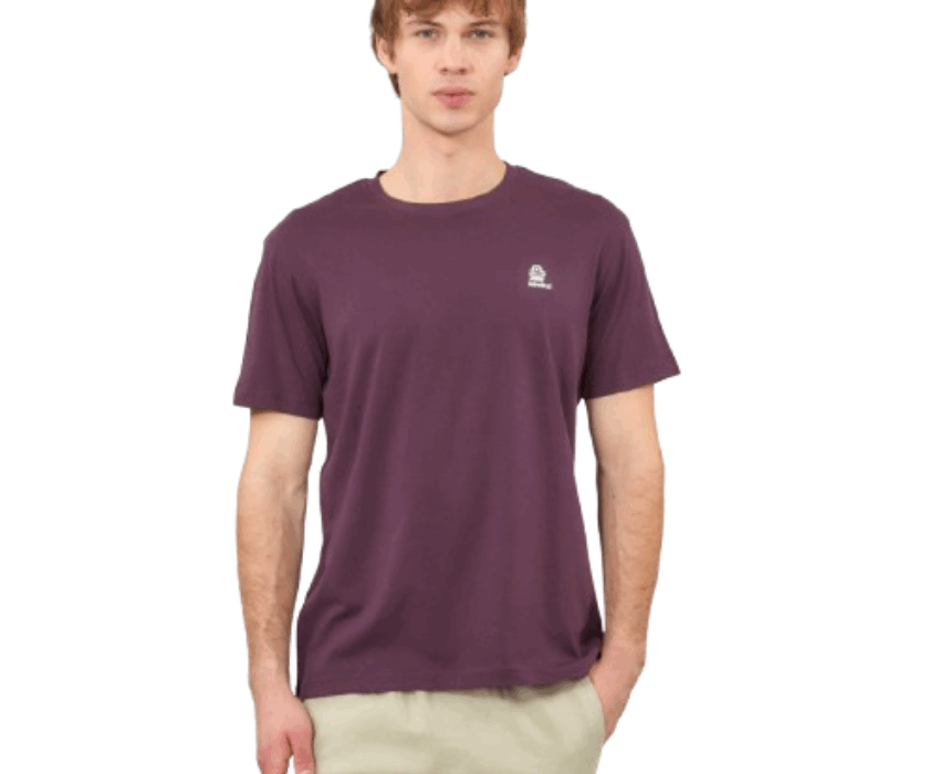 Admiral Logo T-shirt 1121540000/Plum Μελιτζανί