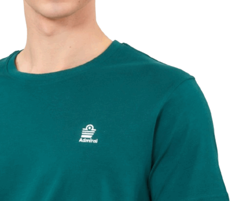 Admiral Logo T-shirt 1121540000/Forest Πράσινο