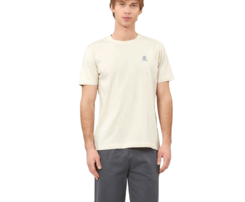 Admiral Logo T-shirt 1121540000/Whcap Μπεζ