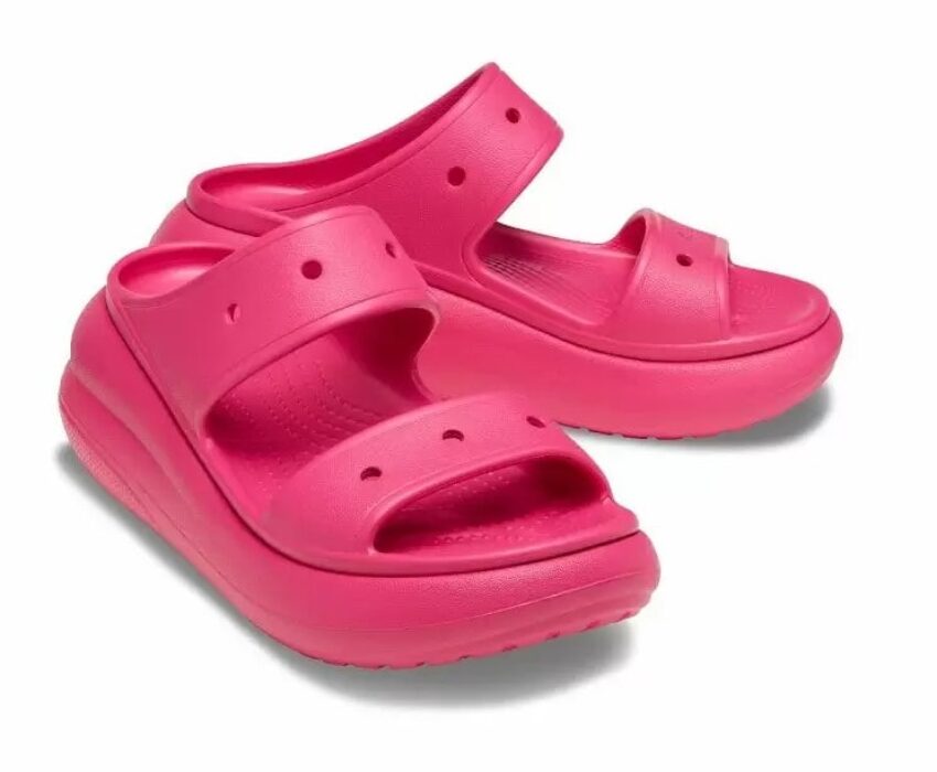Crocs Γυναικεία Crush Sandal 207670-6ZQ Φούξια