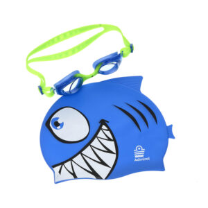 Admiral Σετ Γυαλάκια Κολύμβησης και Σκουφάκι Fish 0721900002/Nav Μπλε