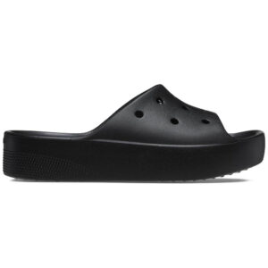 Crocs Classic Platform Γυναικεία Slides 208180-001 Μαύρα