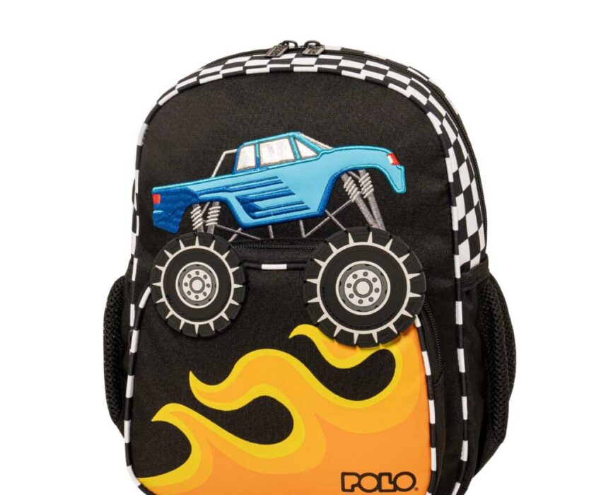 Polo Σακίδιο Junior Bibi 10lt Truck 907078-8351 Μαύρη