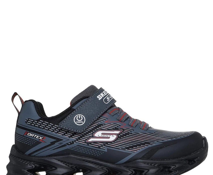 Skechers Παιδικά PS Vortex 2.0 με Φωτάκια 400605L/BKCC Μαύρα