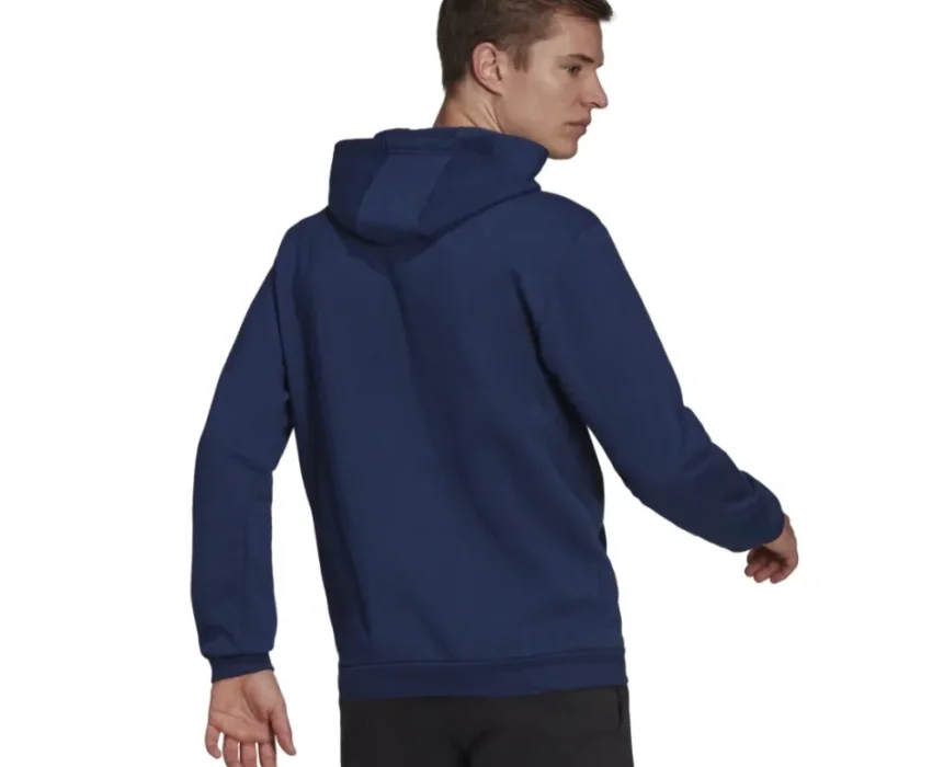 Adidas Entrada 22 Ανδρικό Φούτερ Κουκούλα H57513 Μπλε