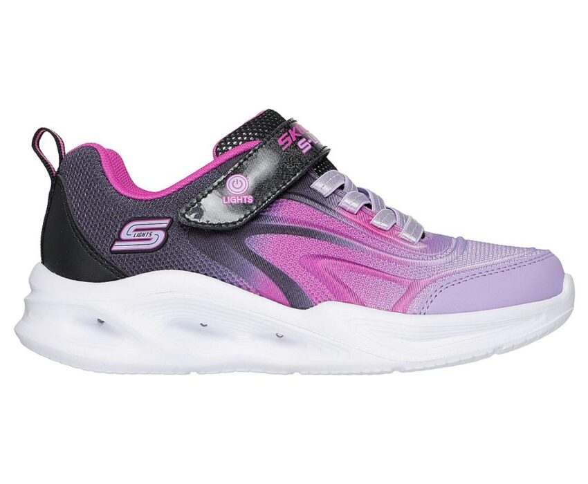 Skechers Παιδικά PS Lights: Sola Glow Φωτάκια 303713L/BKMT Μωβ