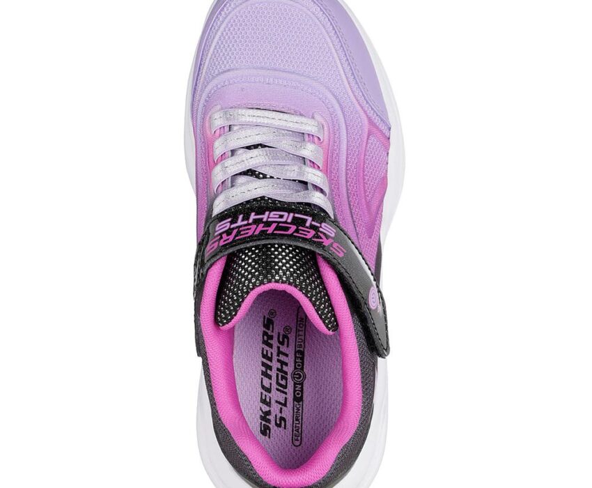 Skechers Παιδικά PS Lights: Sola Glow Φωτάκια 303713L/BKMT Μωβ