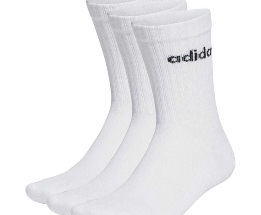 Adidas Cushioned Crew 3PP Κάλτσες HT3455 Λευκές