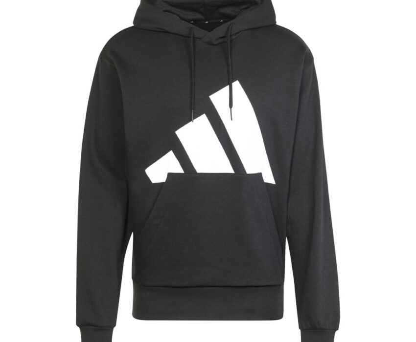 Adidas Ανδρικό φούτερ Ess Big Logo Fl Hoodie IN6159 Μαύρο