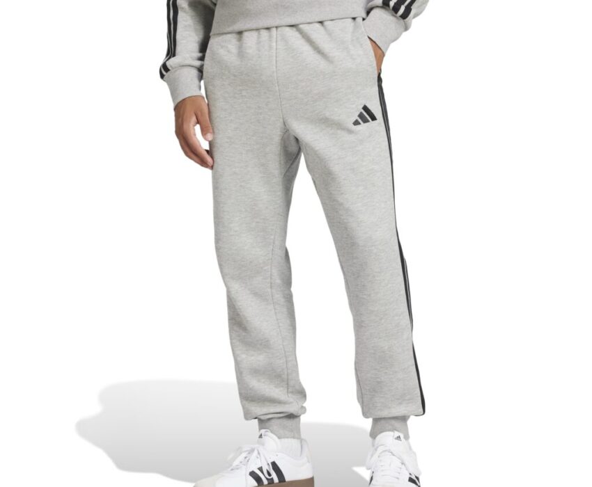 Adidas Ανδρικό 3S Fleece Pant JE6318 Γκρι/Μαύρο