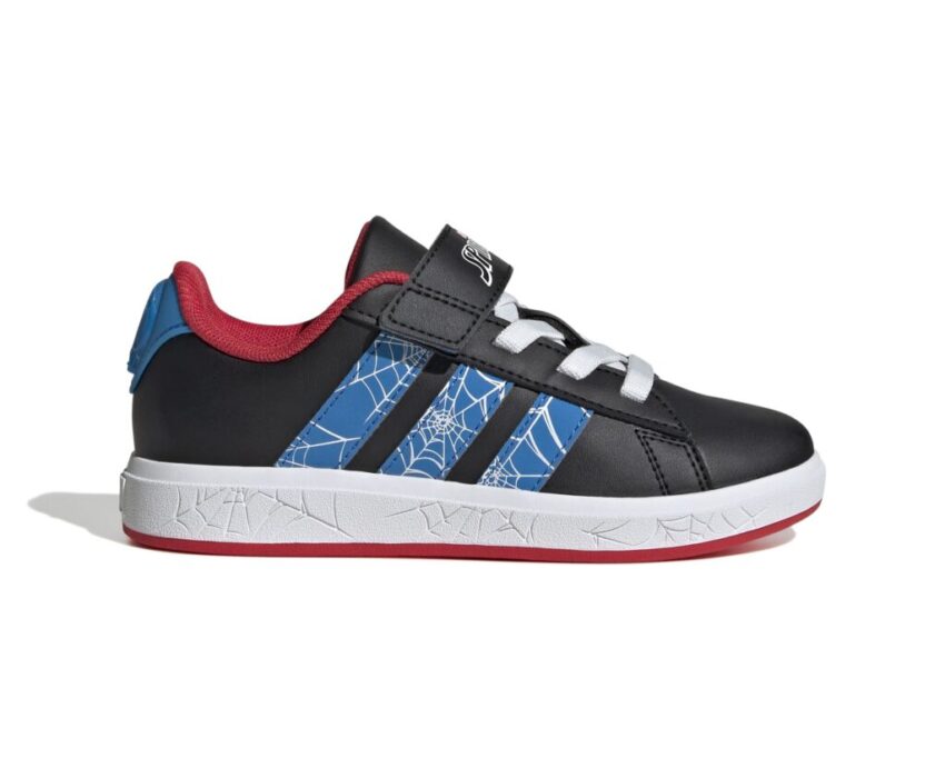 Adidas Παιδικά Grand Court Spider-Man JQ8073 Μαύρα