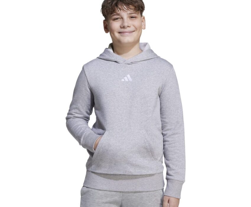 Adidas Παιδικό Φούτερ Κουκούλα JV9995 Γκρι