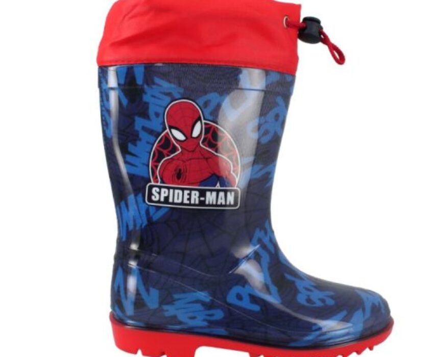 Antrin Spiderman Παιδικές Γαλότσες M13451 Μπλε