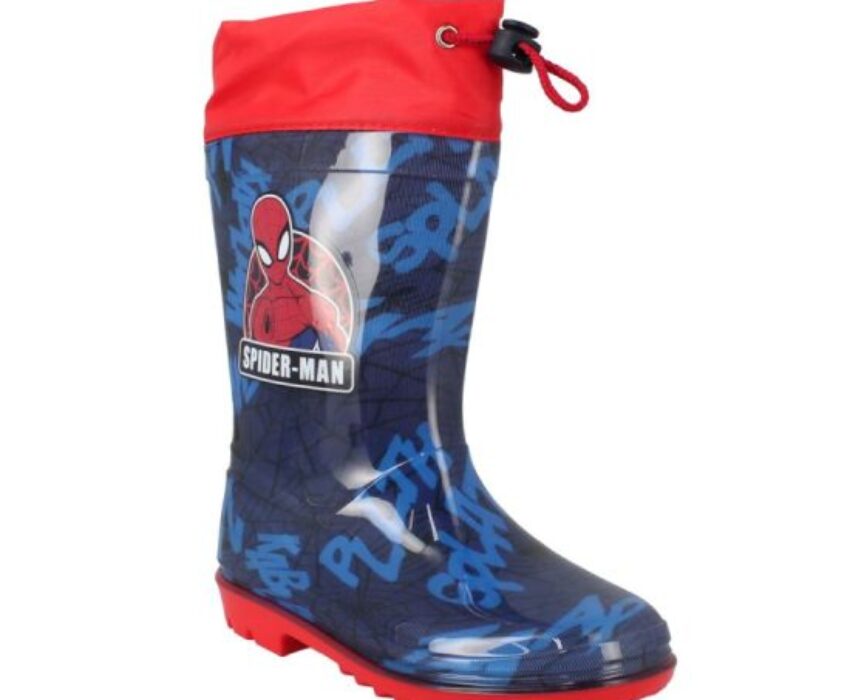 Antrin Spiderman Παιδικές Γαλότσες M13451 Μπλε