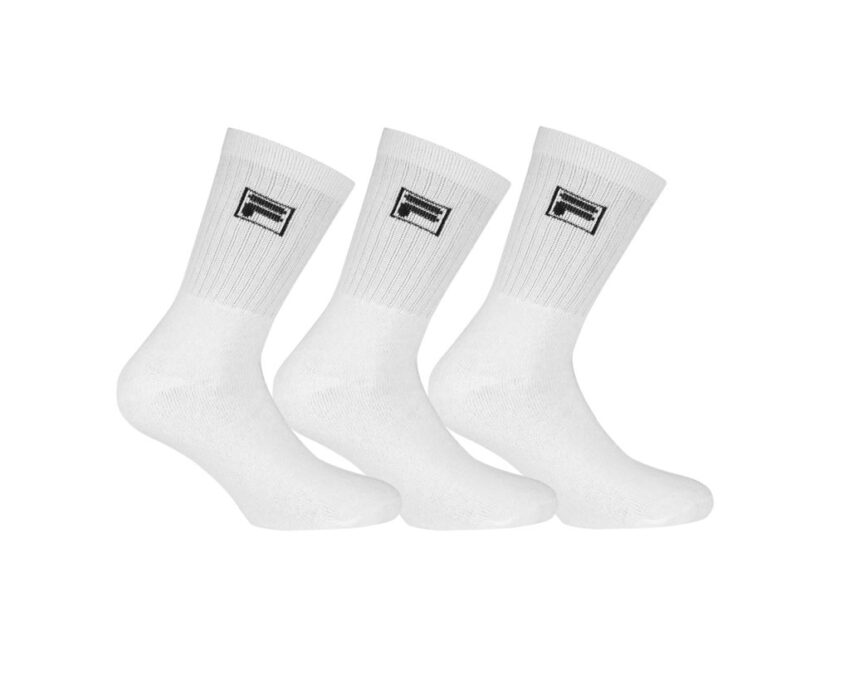 Fila Αθλητικές Κάλτσες Tennis 3pack F9000-300 Λευκές